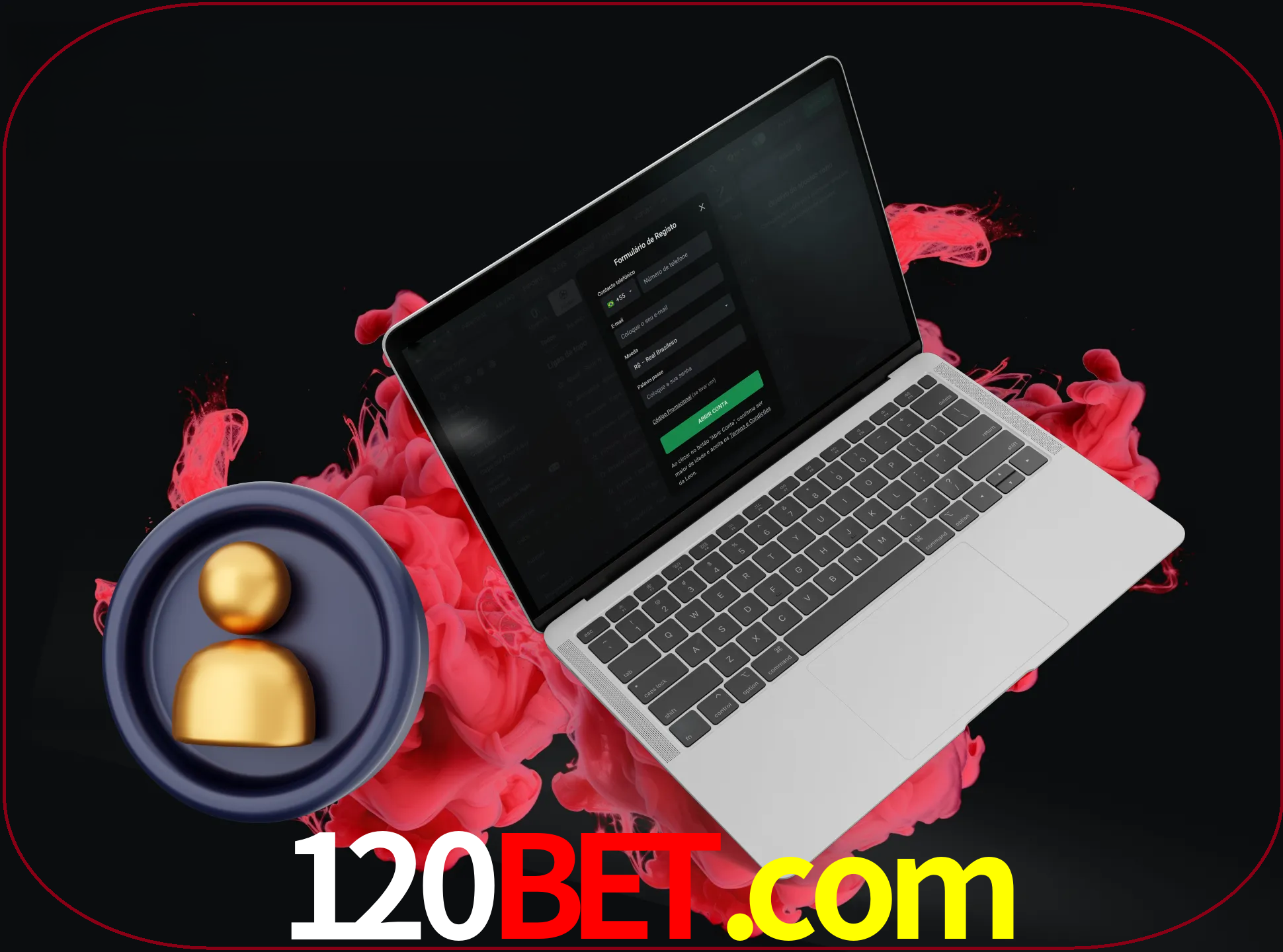 No cabeçalho do site 120bet, clique no botão que o levará a um formulário especial onde terá de introduzir as suas informações actuais.